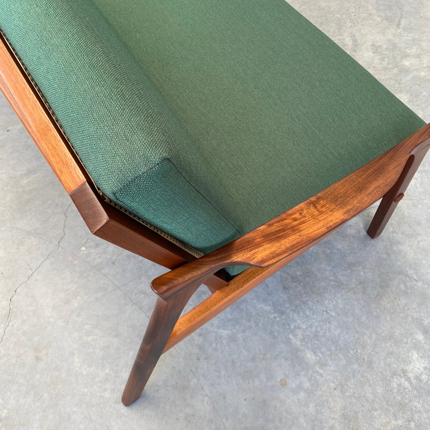 Danish Deluxe Inga Mid Century Sofa/Daybed