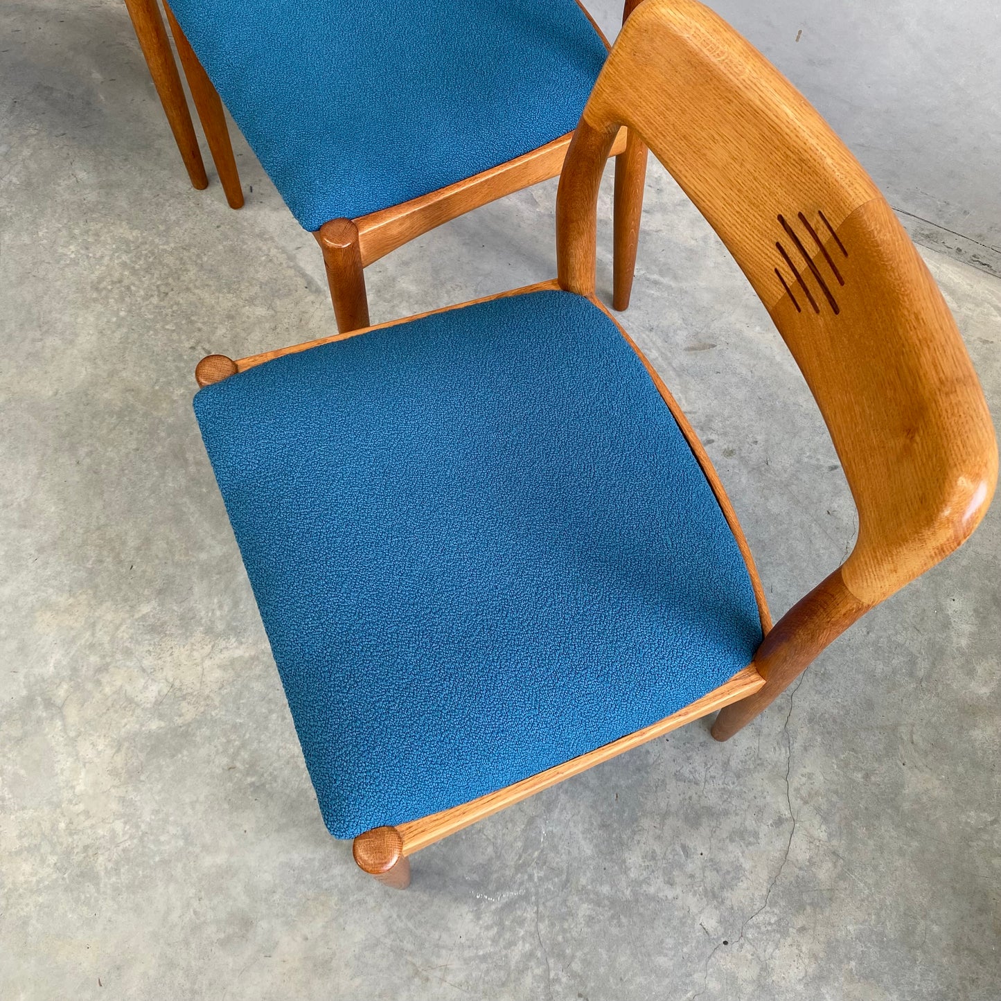 Johannes Andersen Mid-Century Oak Dining Chairs