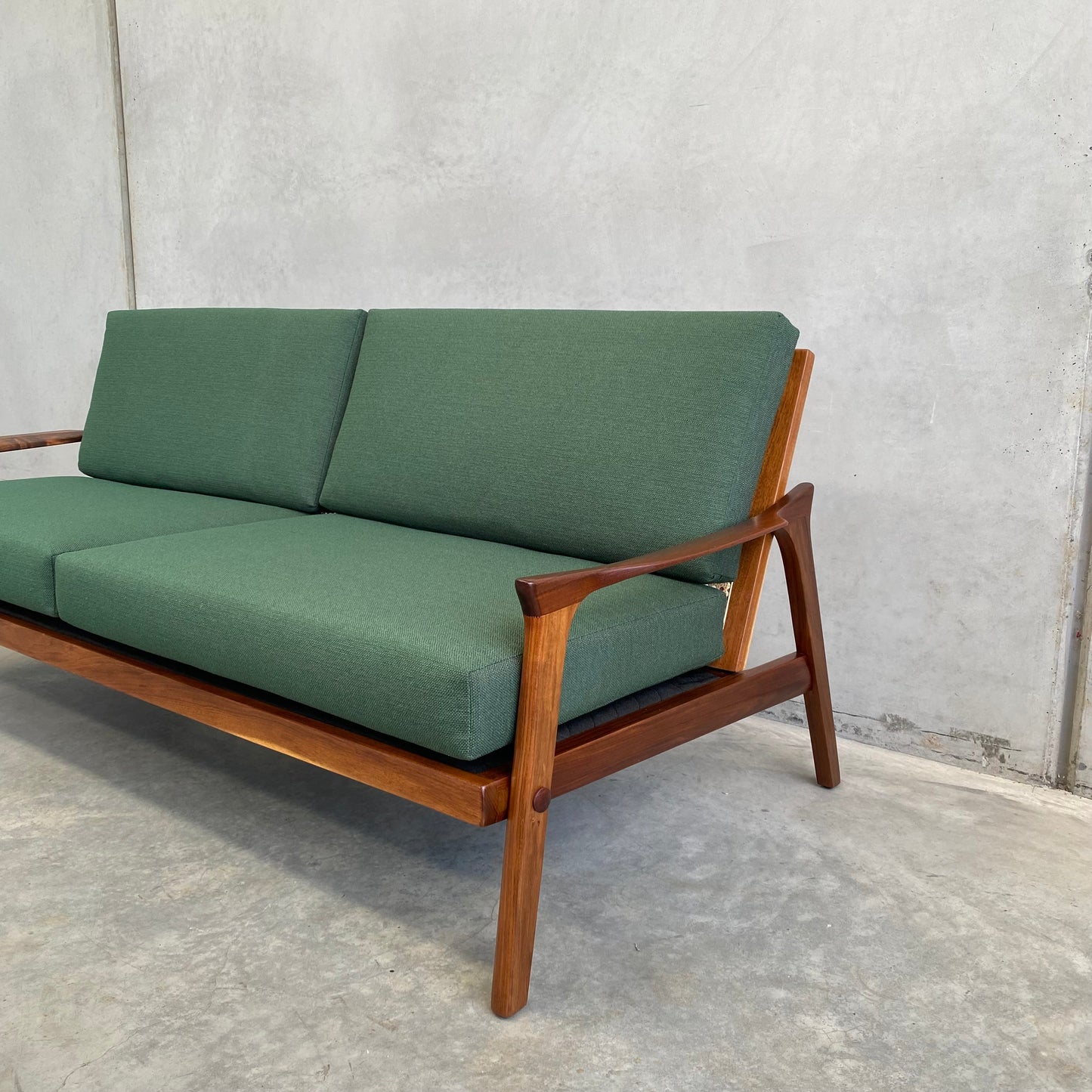 Danish Deluxe Inga Mid Century Sofa/Daybed