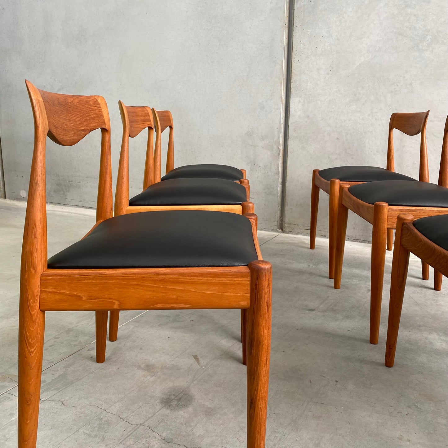 Danish Deluxe Mid Century Dining Chairs