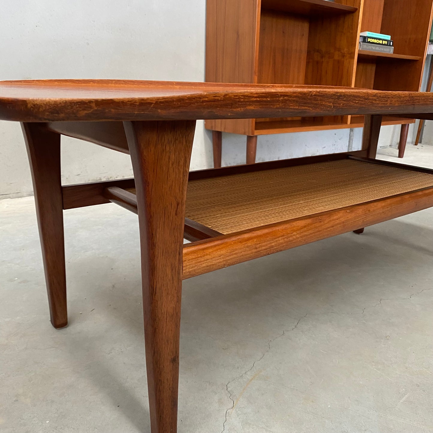 Burgess Midcentury Lip Edge Coffee Table