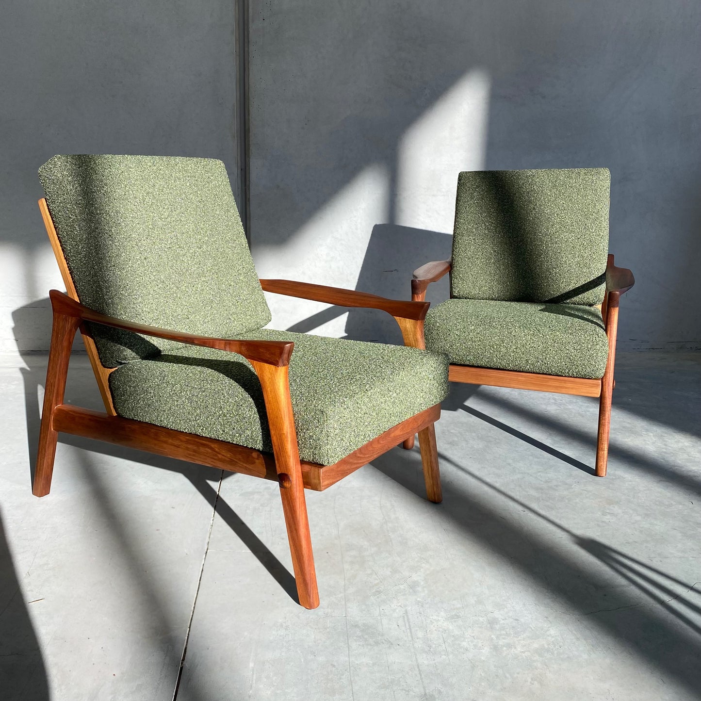 Danish Deluxe Inga Midcentury Armchairs