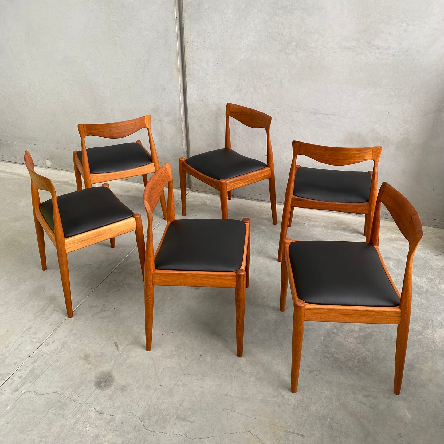 Danish Deluxe Mid Century Dining Chairs