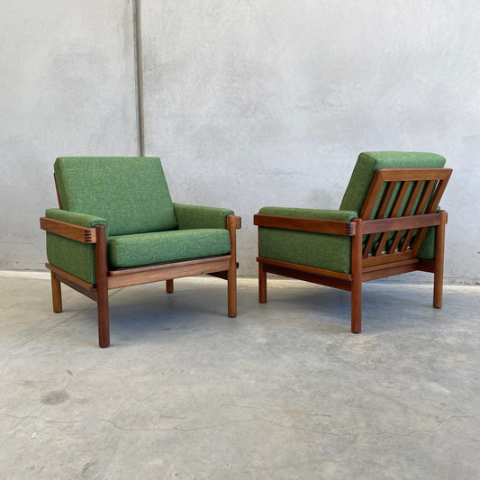 Danish Deluxe Rifka Midcentury Armchairs