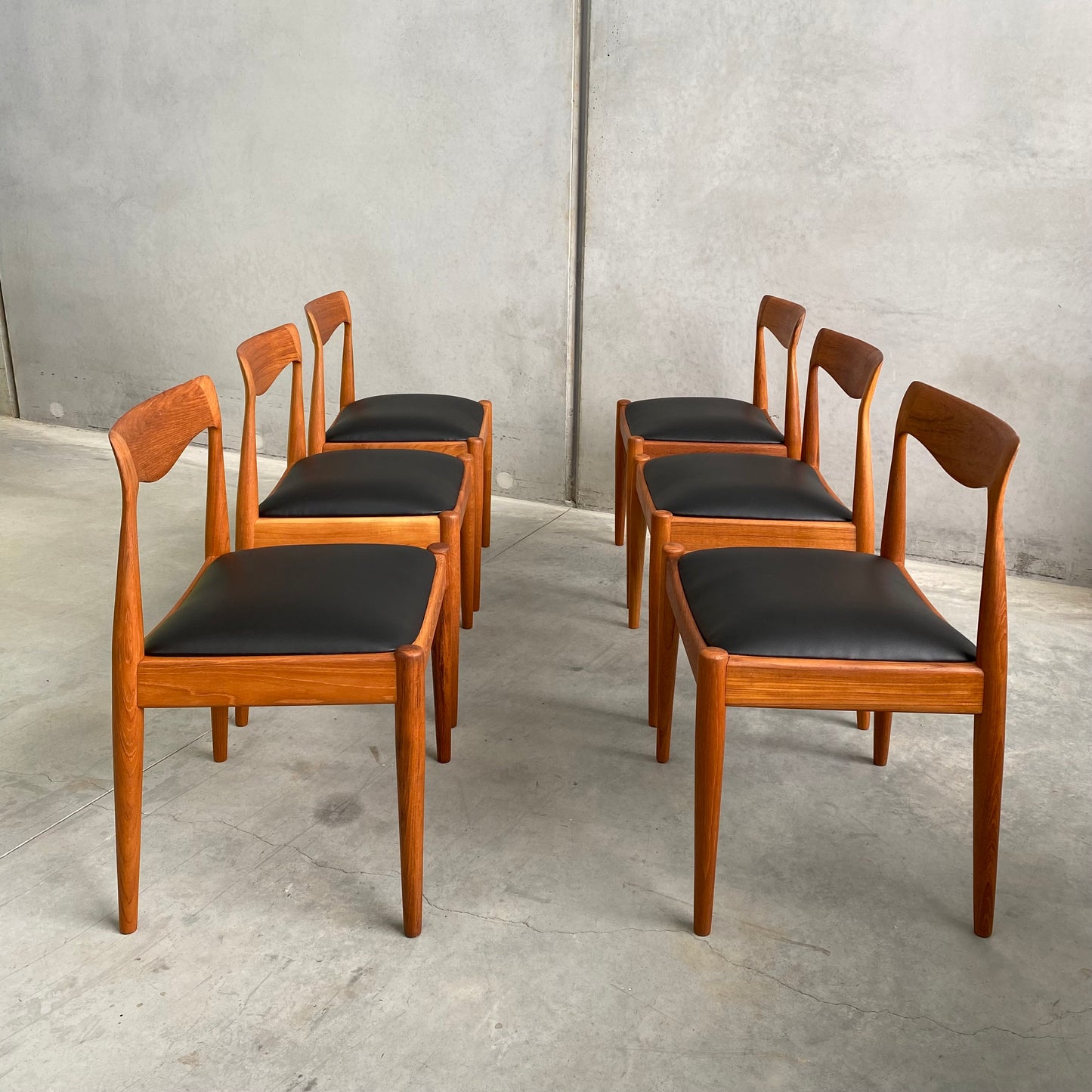 Danish Deluxe Mid Century Dining Chairs