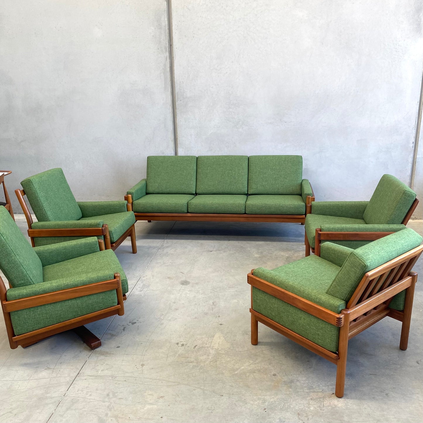 Danish Deluxe Rifka Midcentury Armchairs