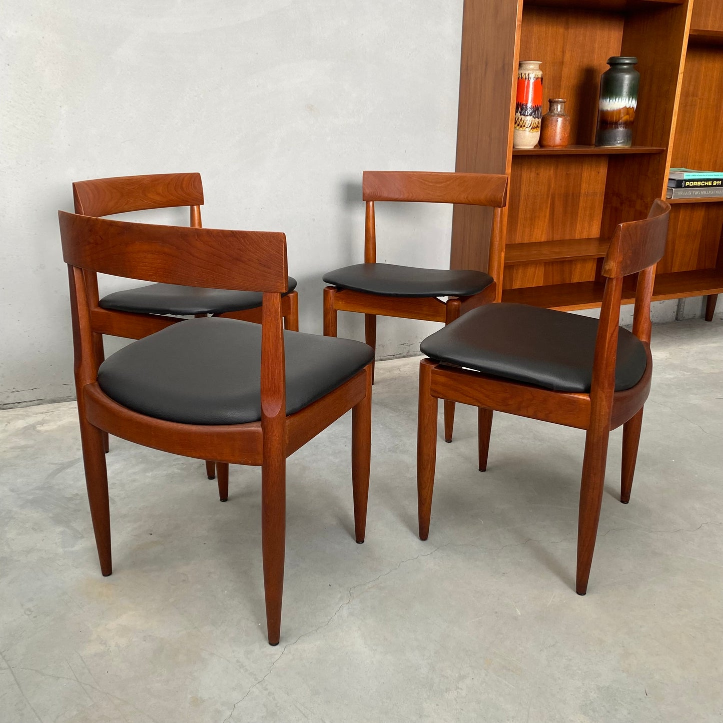 Ernst Hansen Midcentury Teak Dining Chairs