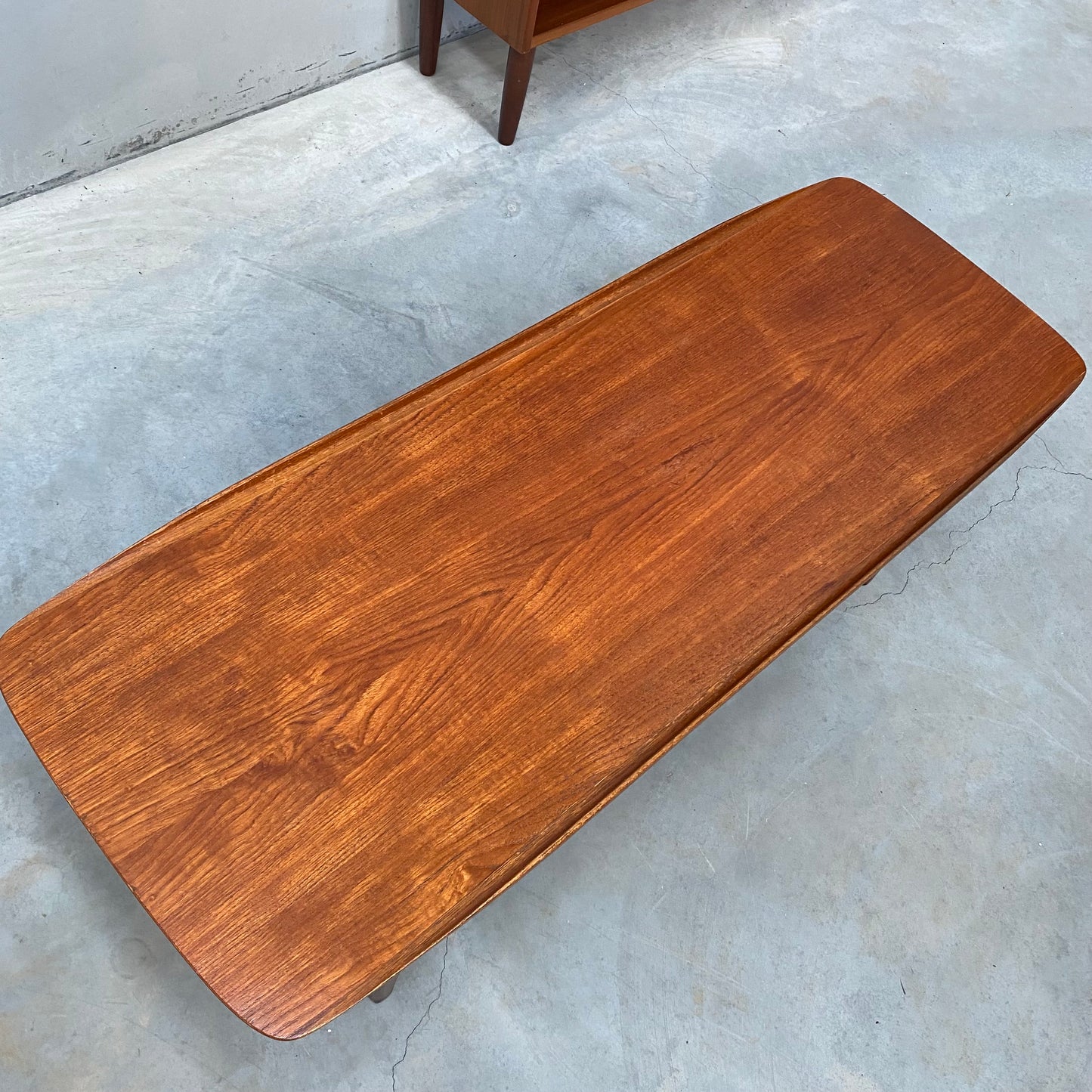 Burgess Midcentury Lip Edge Coffee Table
