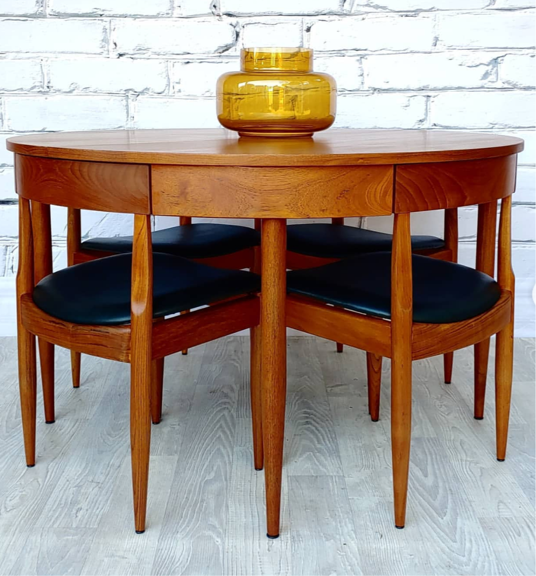 Ernst Hansen Midcentury Teak Dining Chairs