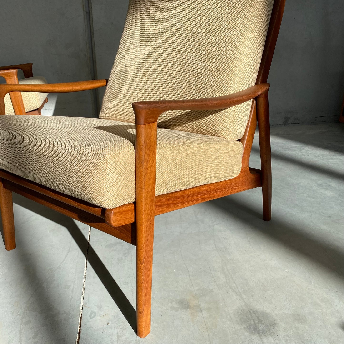 Parker Model 161 Midcentury Highback Armchairs