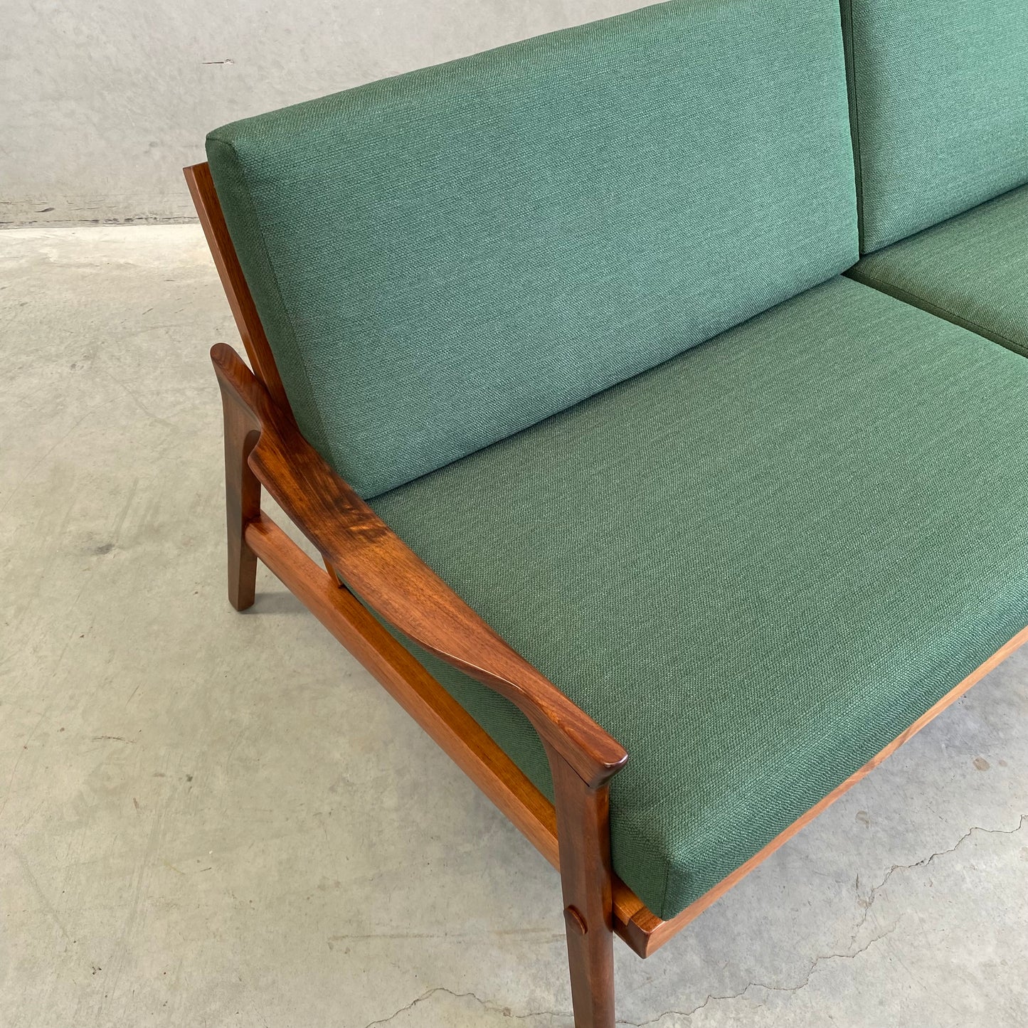 Danish Deluxe Inga Mid Century Sofa/Daybed