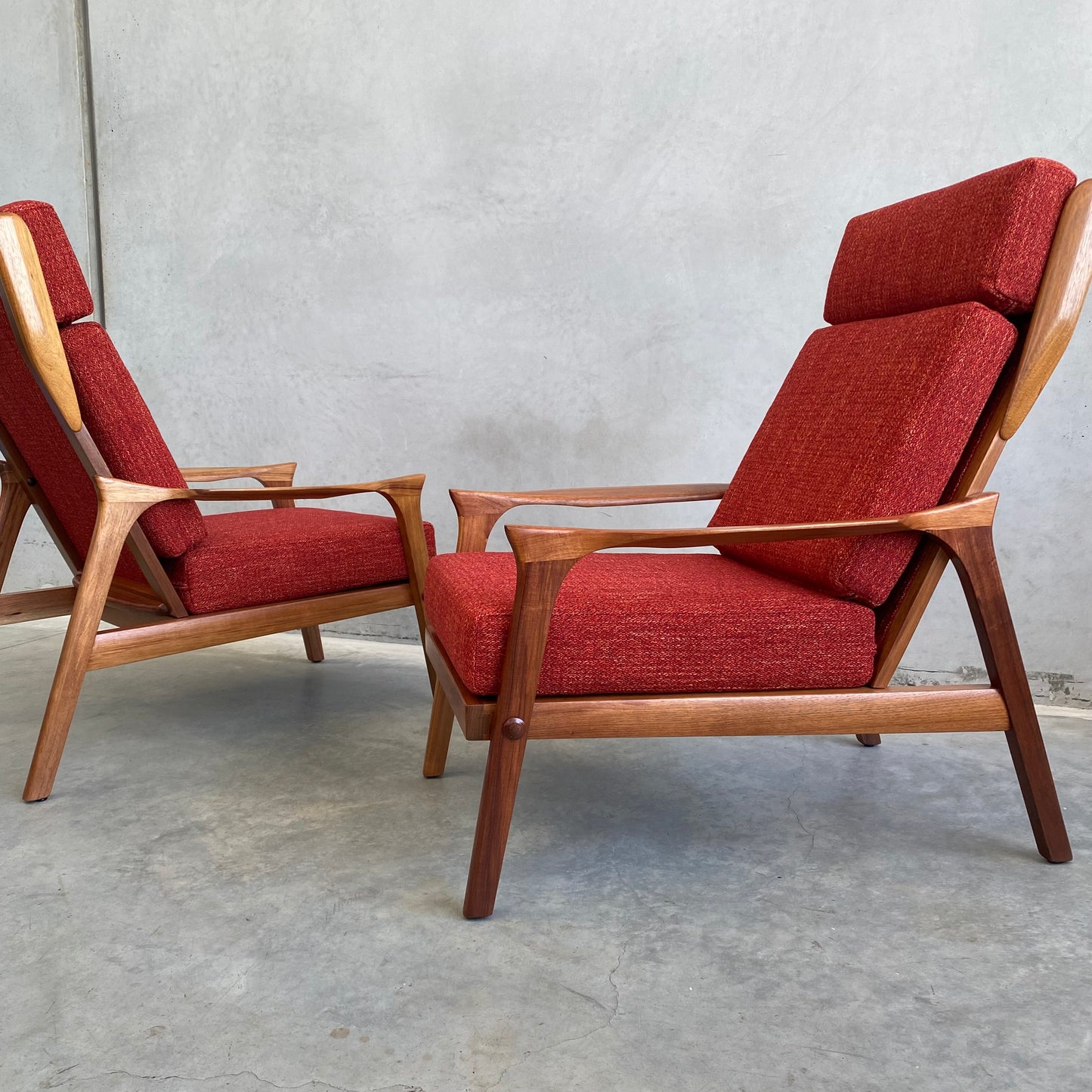 Danish Deluxe Inga Highback 1960’s Armchairs