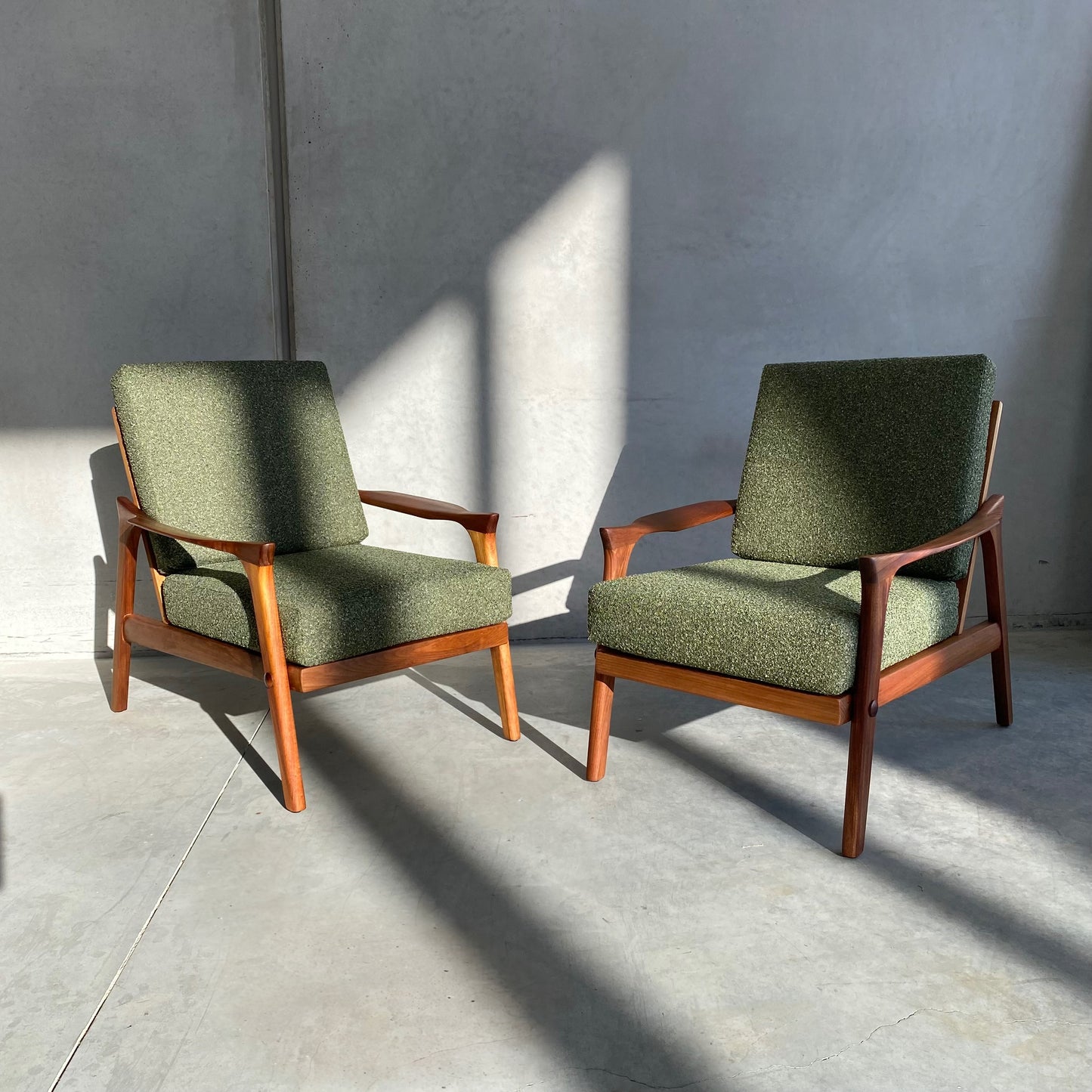 Danish Deluxe Inga Midcentury Armchairs