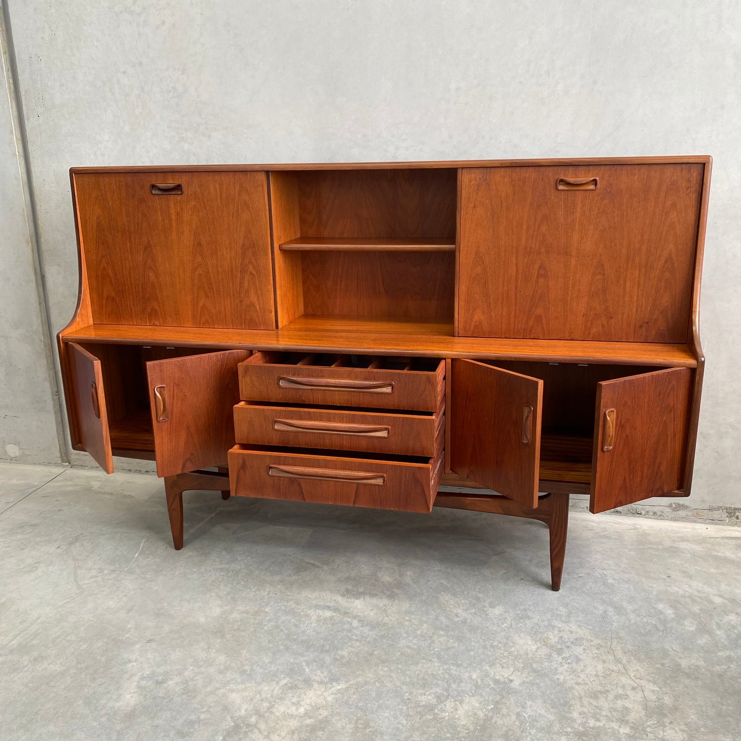G Plan Fresco Teak Sideboard/Highboard