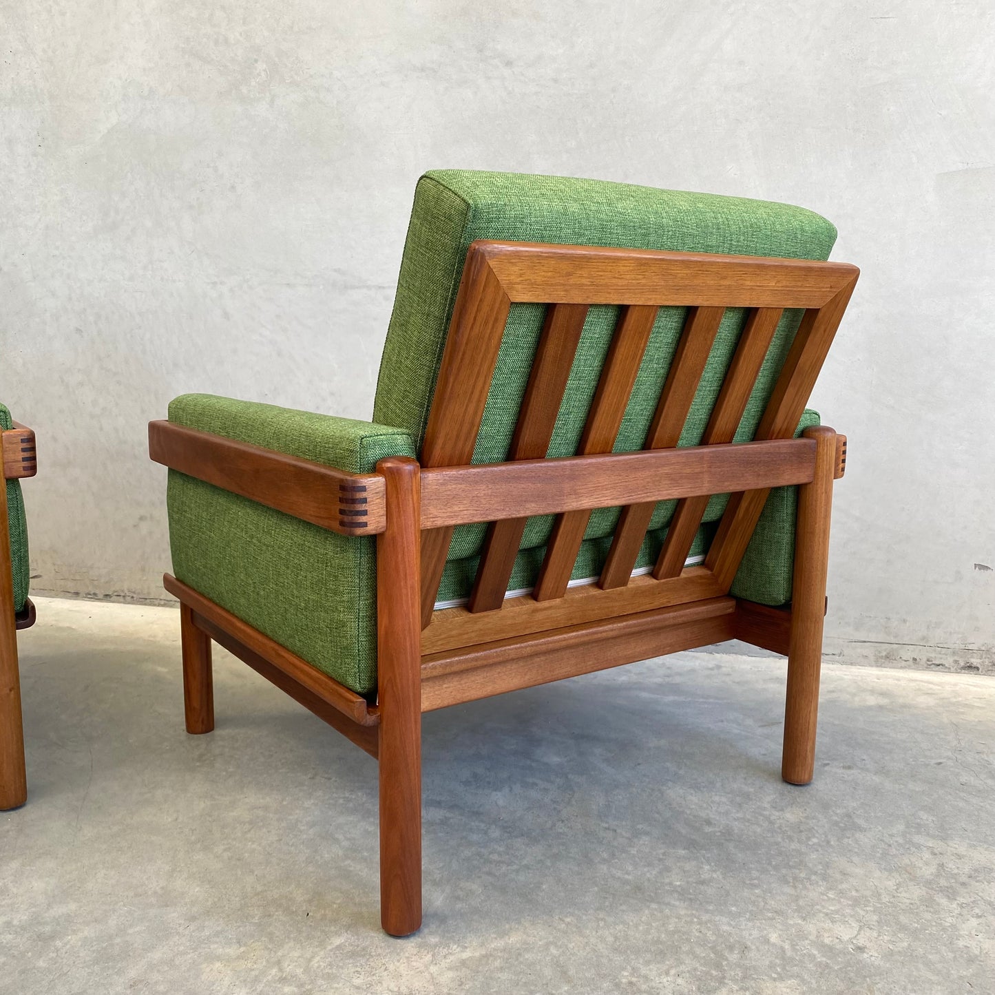 Danish Deluxe Rifka Midcentury Armchairs