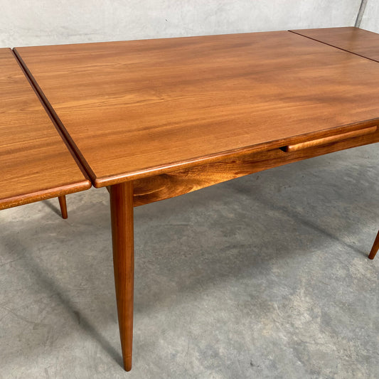 Alpa Midcentury Teak 1960’s Extendable Dining Table