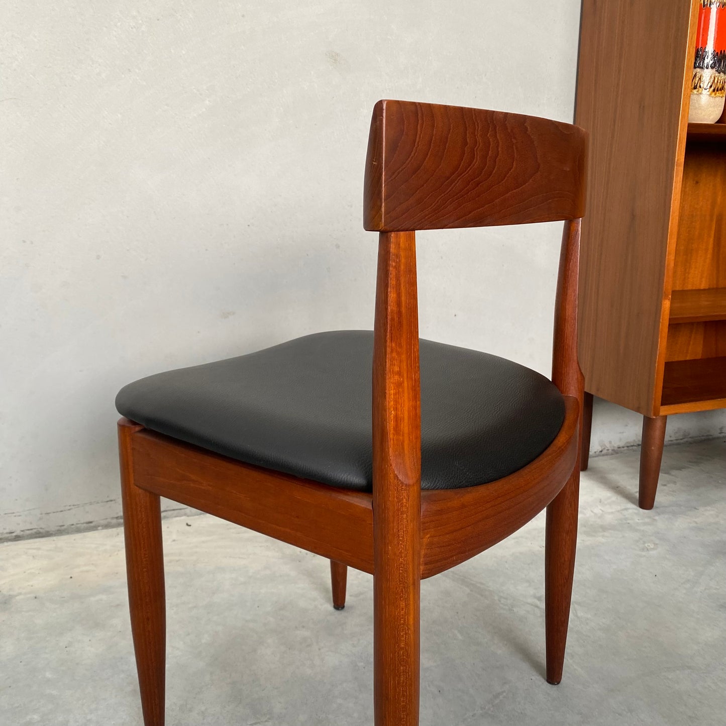 Ernst Hansen Midcentury Teak Dining Chairs