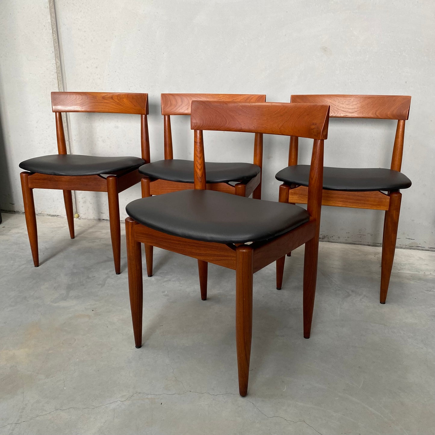 Ernst Hansen Midcentury Teak Dining Chairs