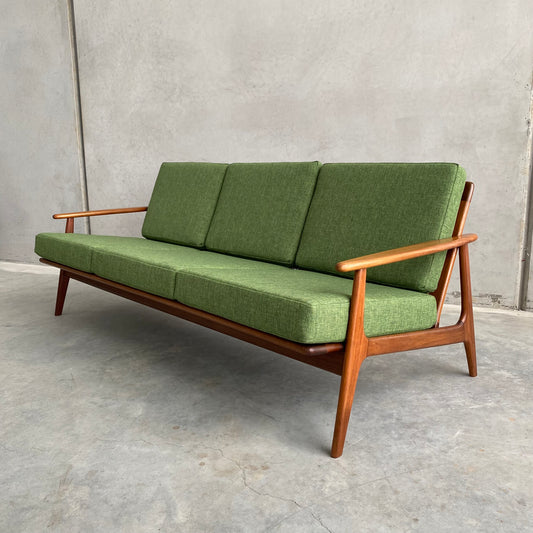 Parker Nordic Rattan Back 1960’s Sofa