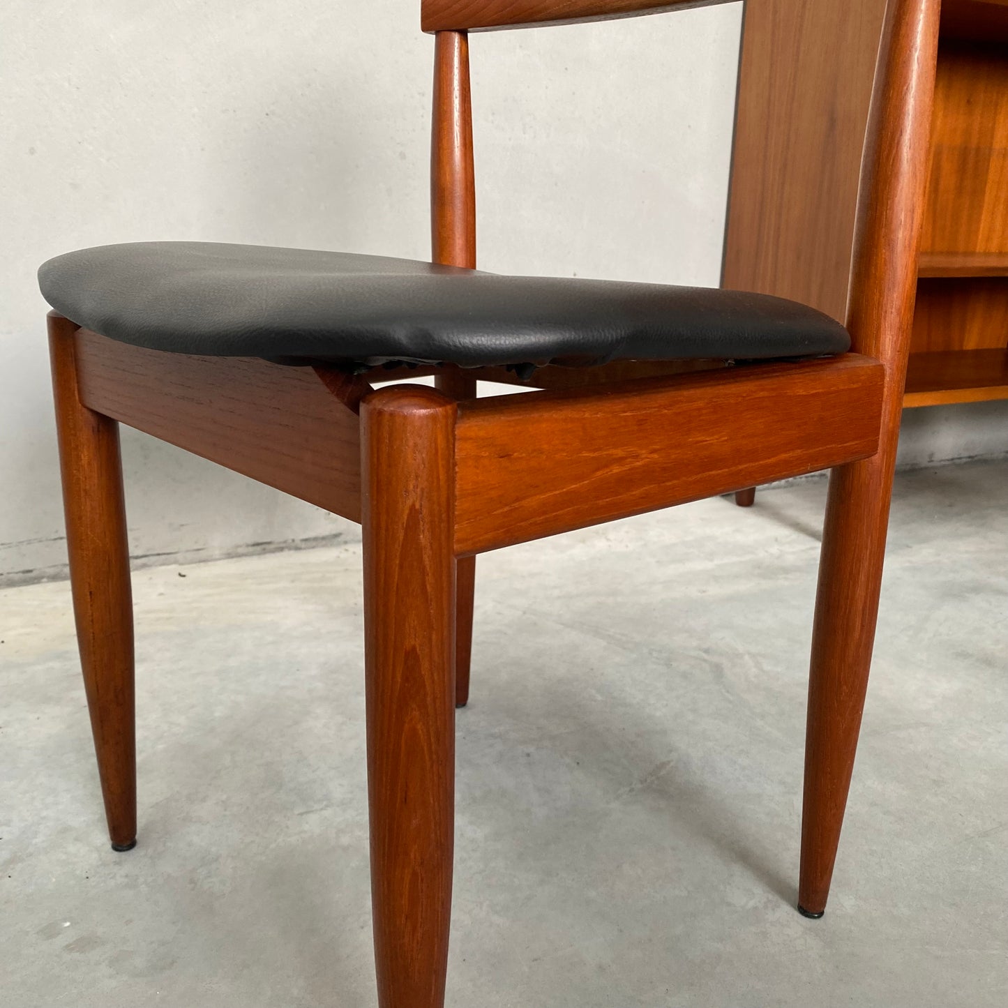 Ernst Hansen Midcentury Teak Dining Chairs