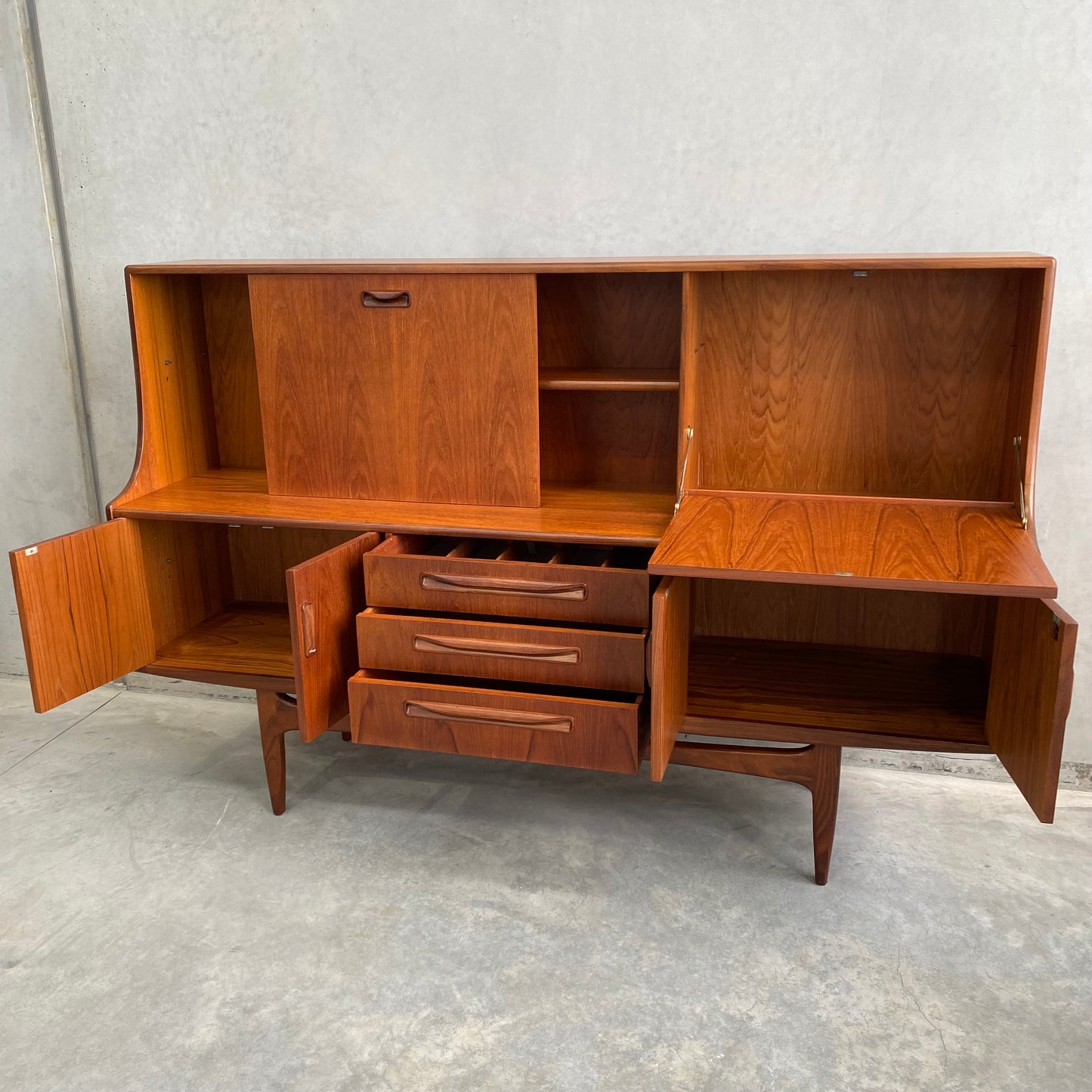 G Plan Fresco Teak Sideboard/Highboard