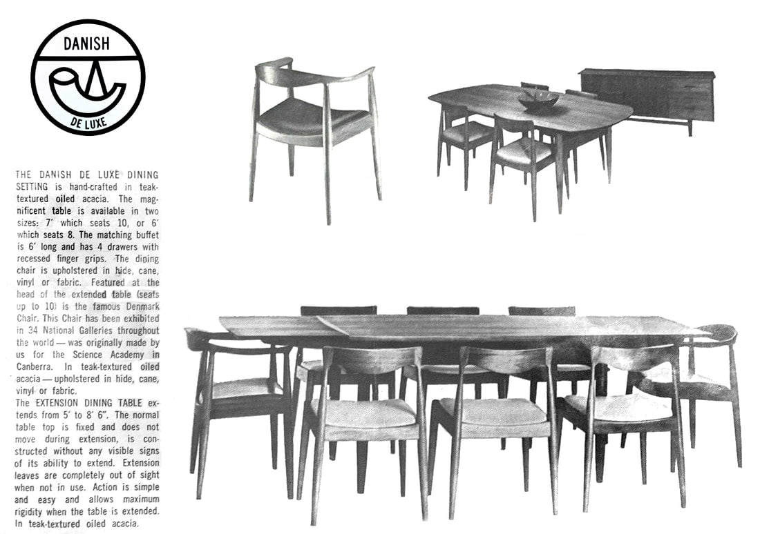Danish Deluxe Mid Century Dining Chairs