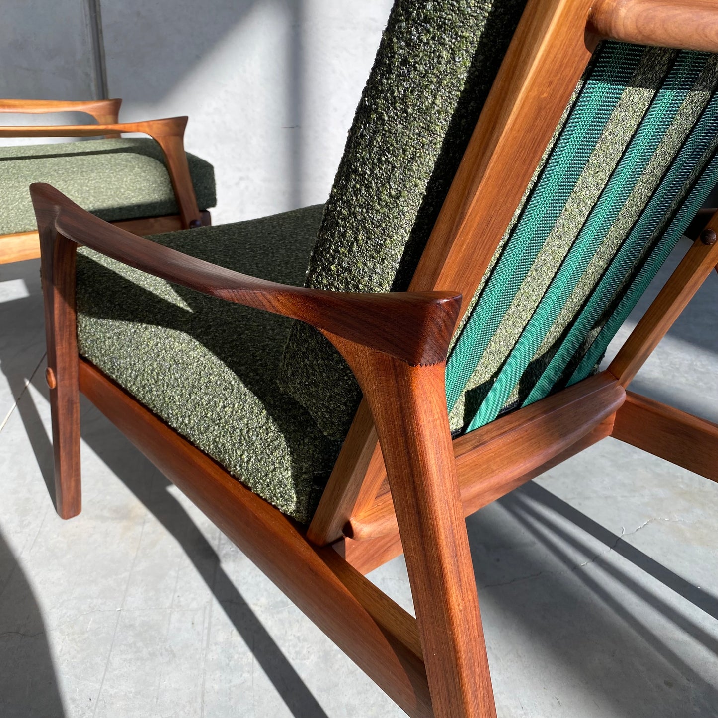 Danish Deluxe Inga Midcentury Armchairs