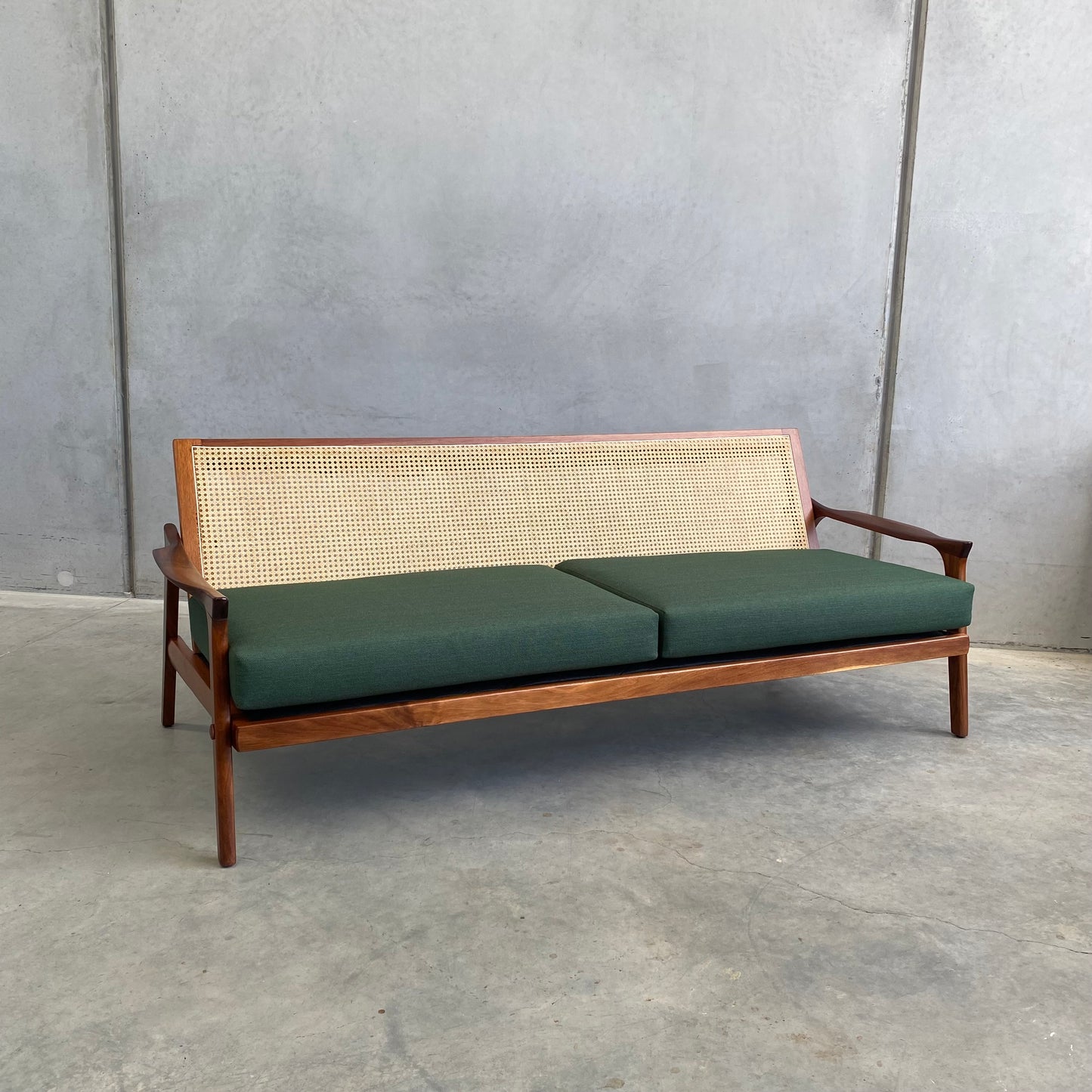 Danish Deluxe Inga Mid Century Sofa/Daybed