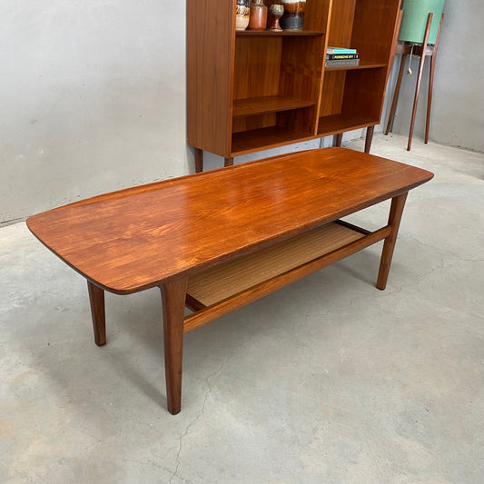 Burgess Midcentury Lip Edge Coffee Table