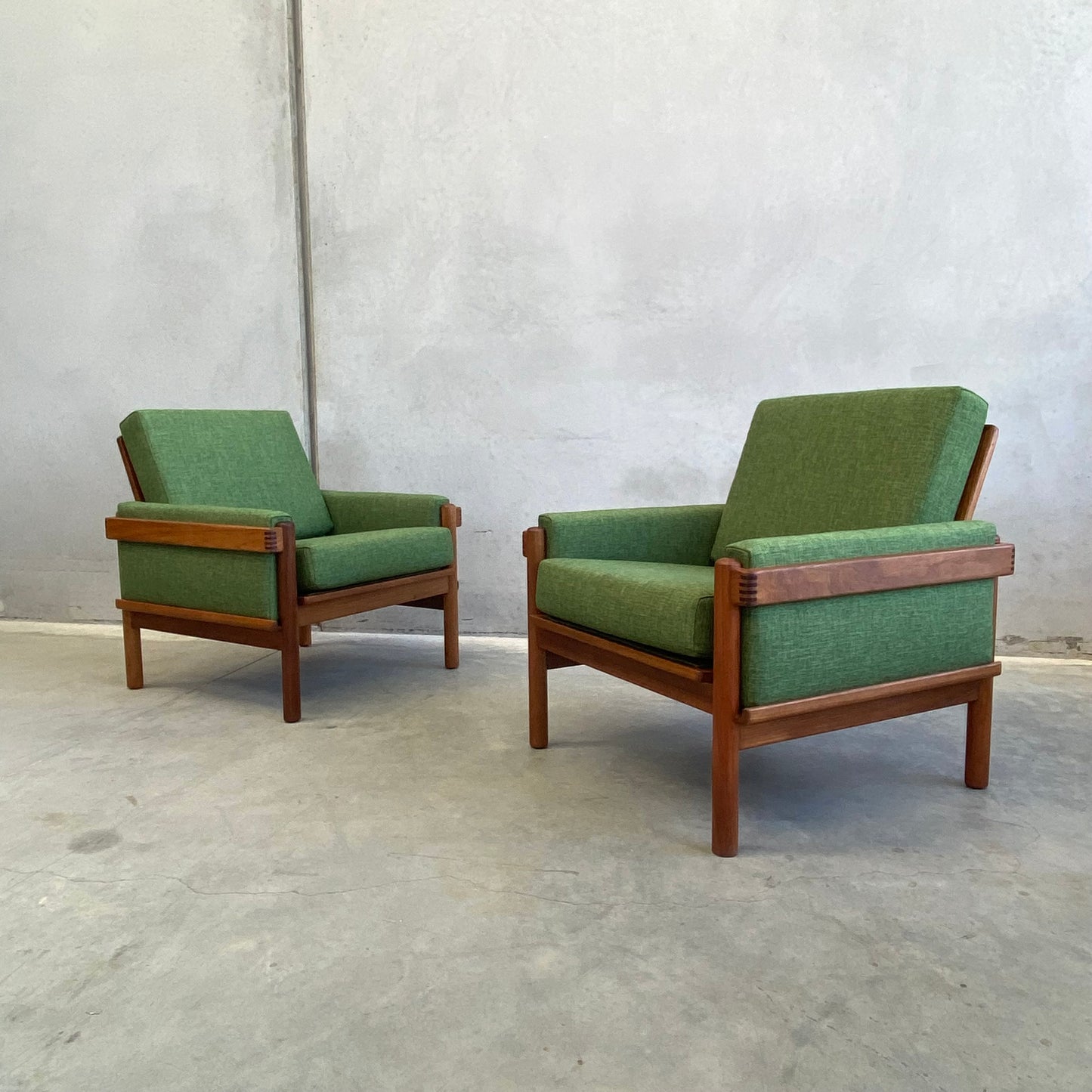 Danish Deluxe Rifka Midcentury Armchairs