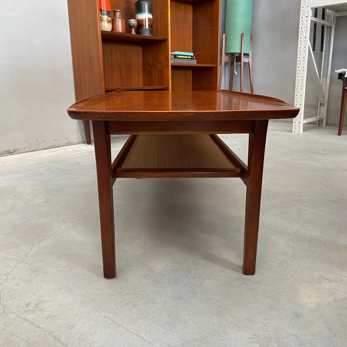 Burgess Midcentury Lip Edge Coffee Table