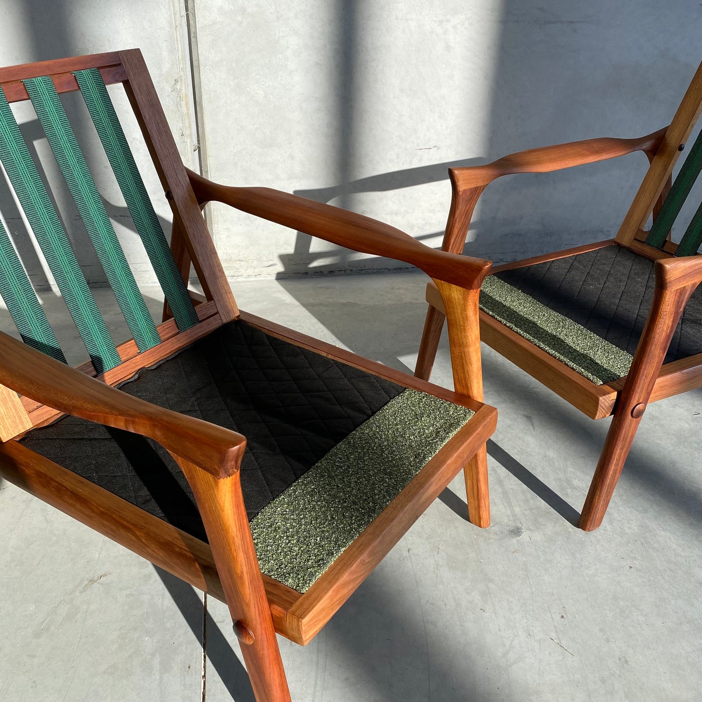 Danish Deluxe Inga Midcentury Armchairs