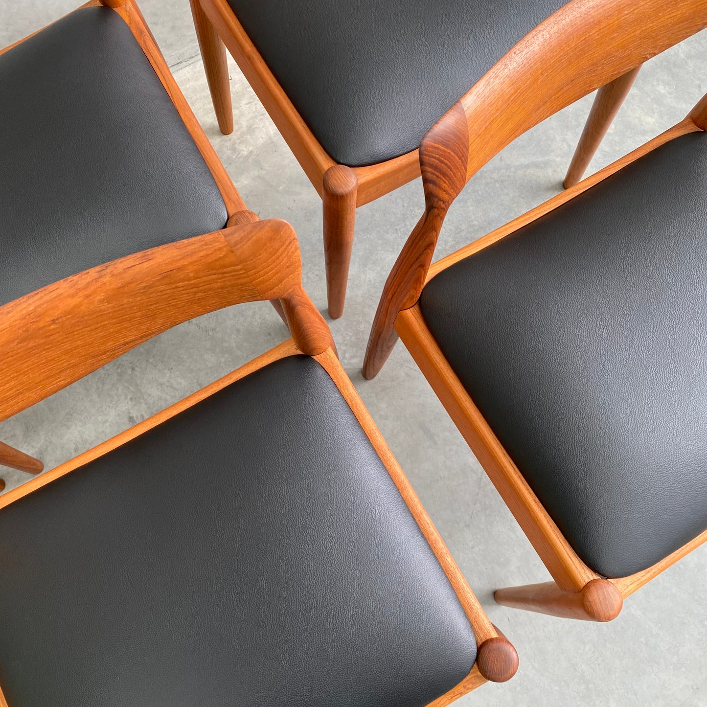Danish Deluxe Mid Century Dining Chairs