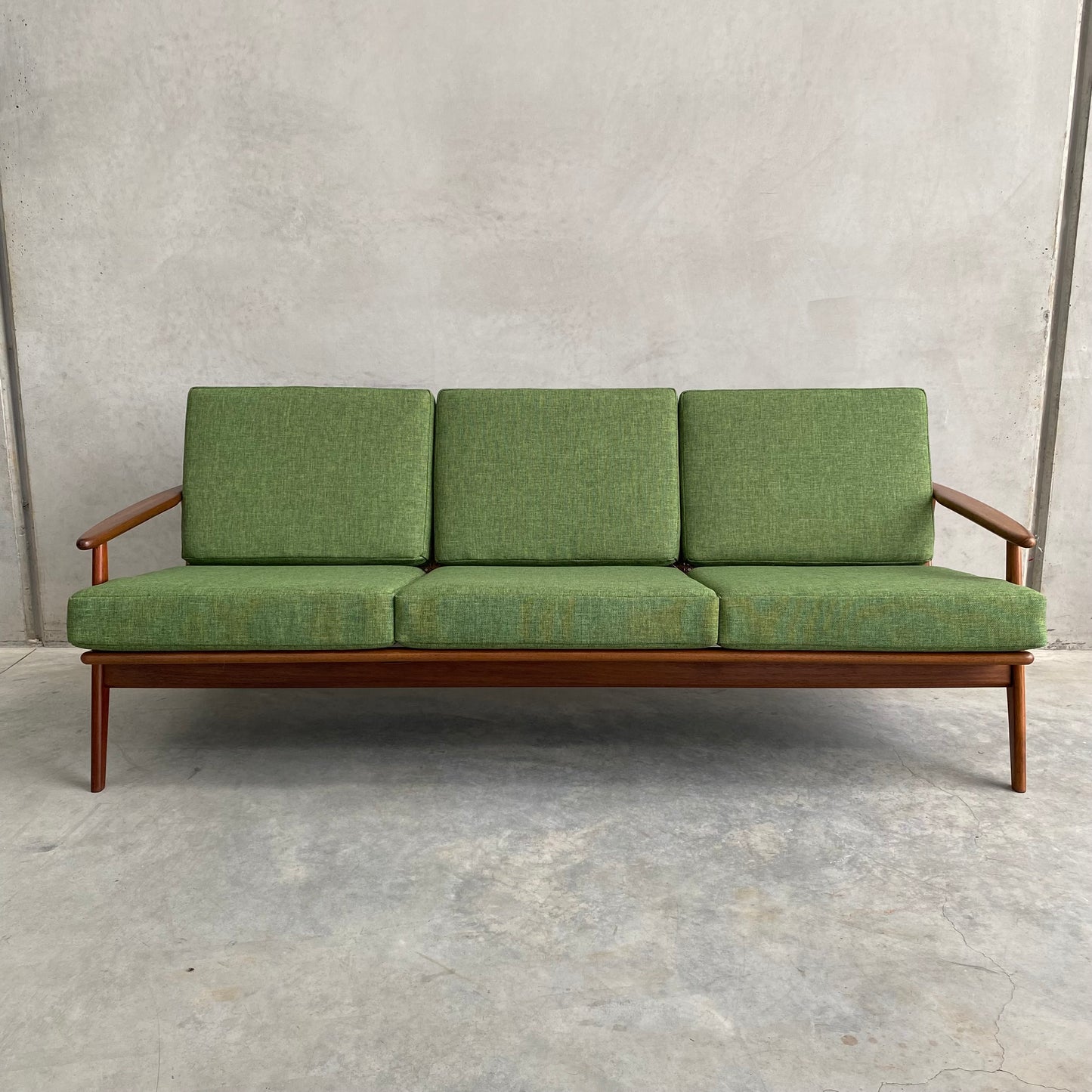 Parker Nordic Rattan Back 1960’s Sofa