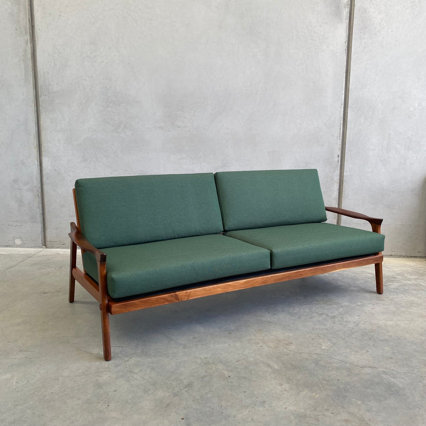 Danish Deluxe Inga Mid Century Sofa/Daybed