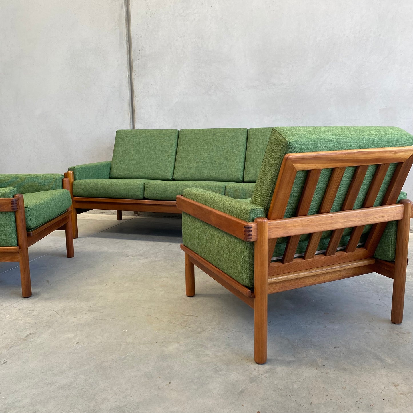 Danish Deluxe Rifka Midcentury Armchairs