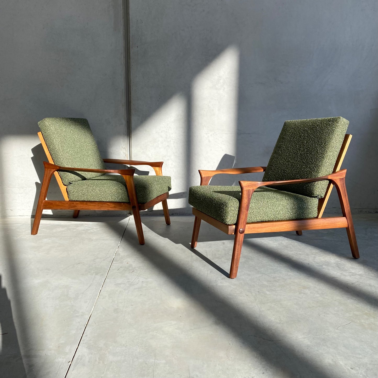Danish Deluxe Inga Midcentury Armchairs