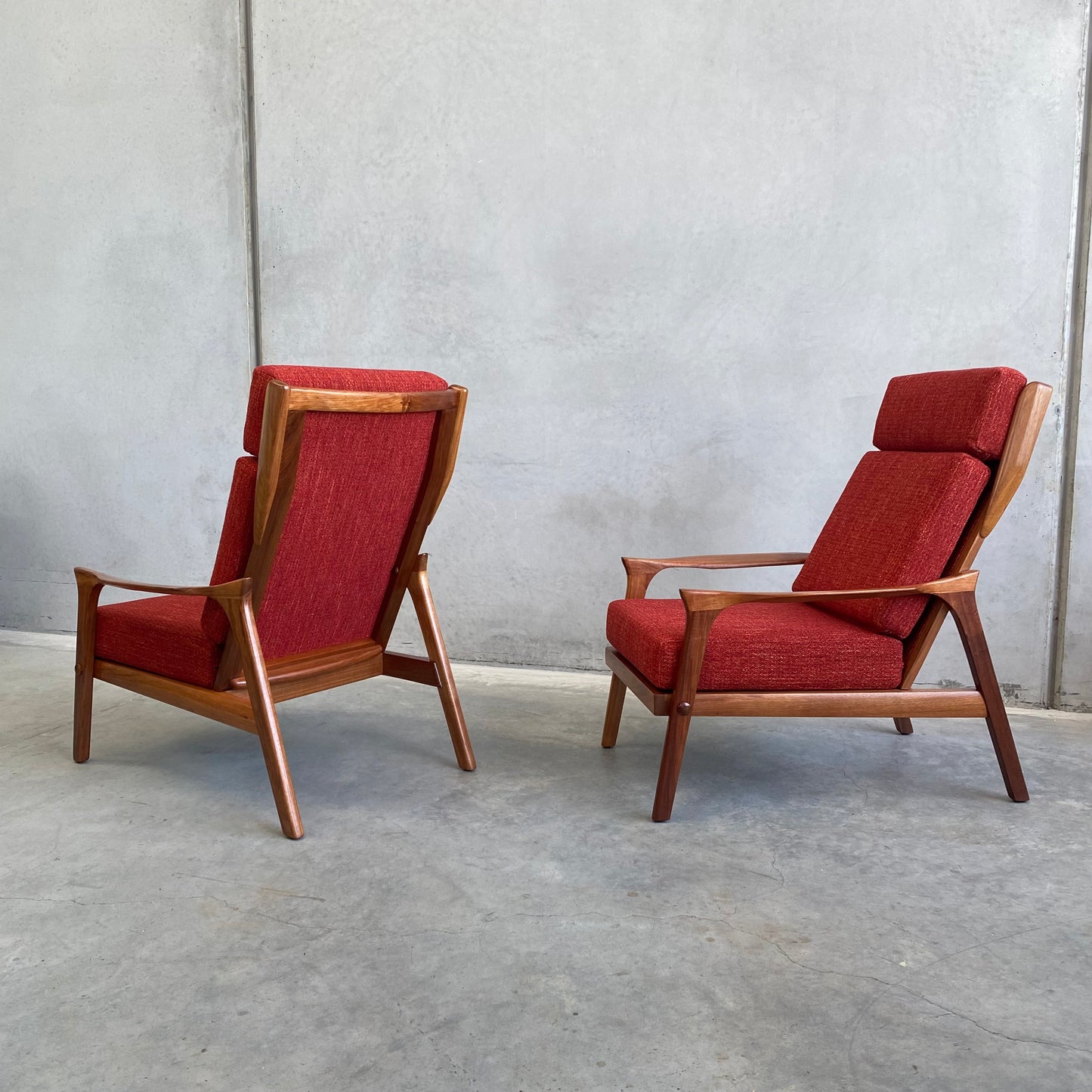 Danish Deluxe Inga Highback 1960’s Armchairs